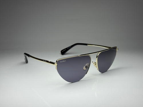 Max Mara MM0122 32A Gold/Smoke Sunglasses 58-15-135