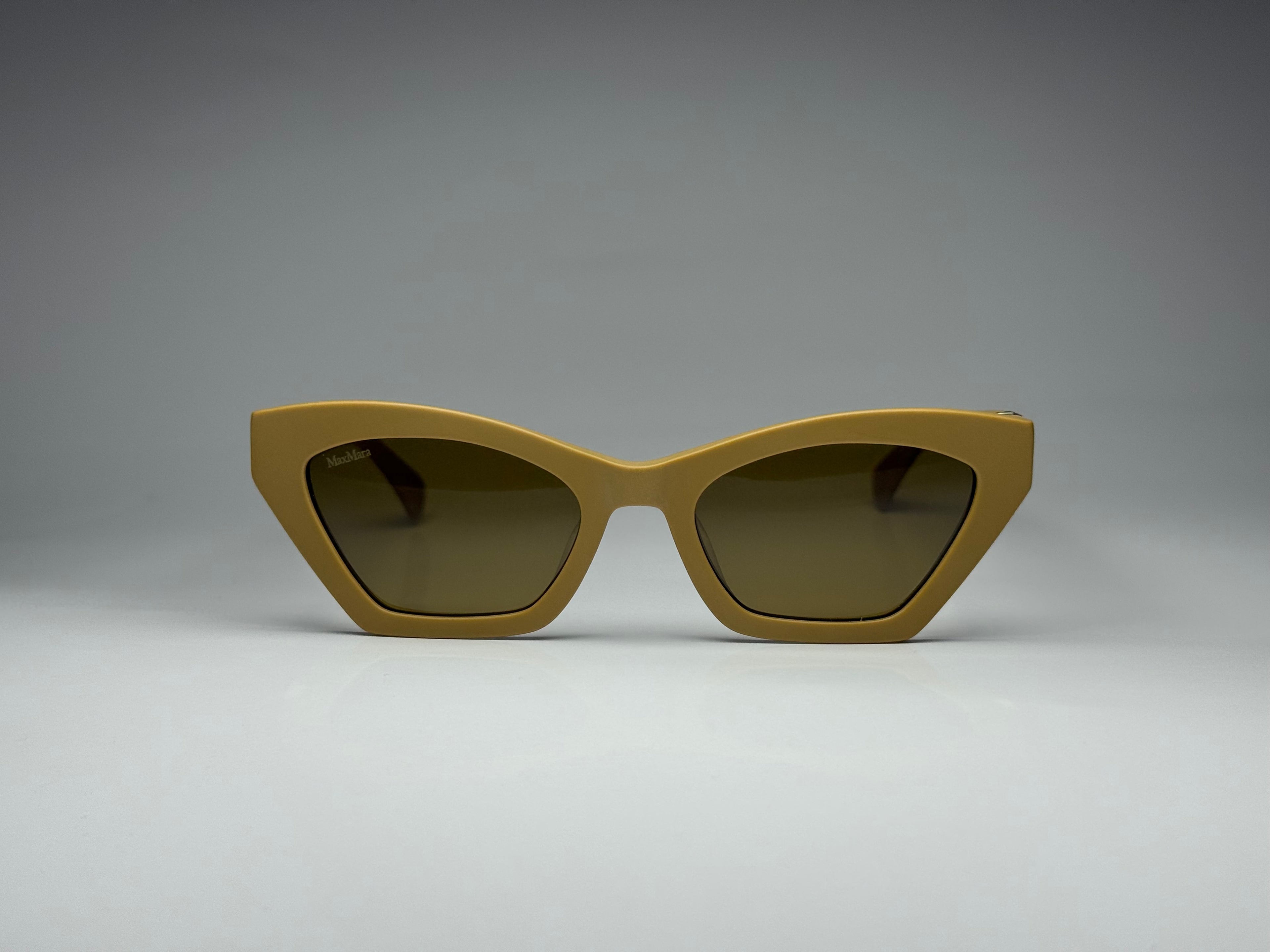 Max Mara MM0057 73E Sunglasses – Matte Pink / Brown