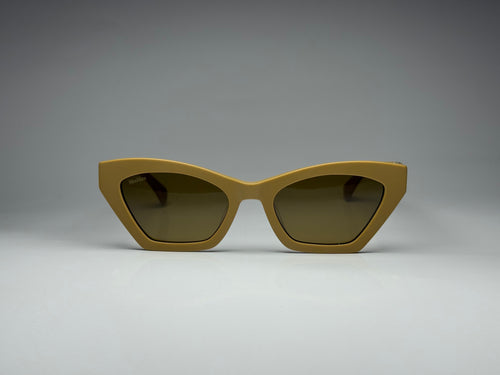 Max Mara MM0057 73E Sunglasses – Matte Pink / Brown