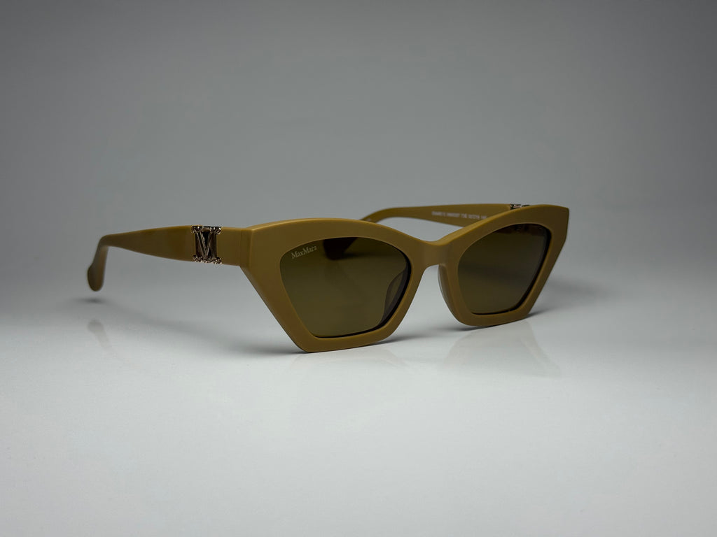 Max Mara MM0057 73E Sunglasses – Matte Pink / Brown