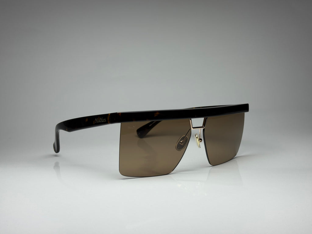 Max Mara MM0072 52E Sunglasses – Dark Havana / Brown