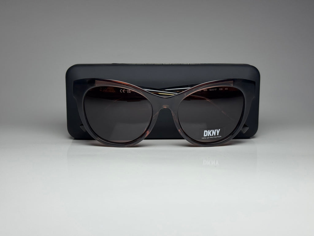 DKNY Sunglasses DK533S 005 Black Tortoise/Mauve – 52-17-135