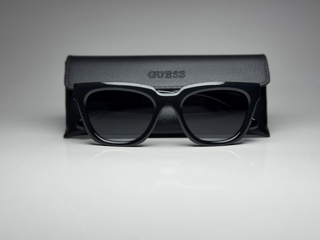 Guess Sunglasses GU00206 01B Shiny Black/Gradient Smoke – 53-19-145