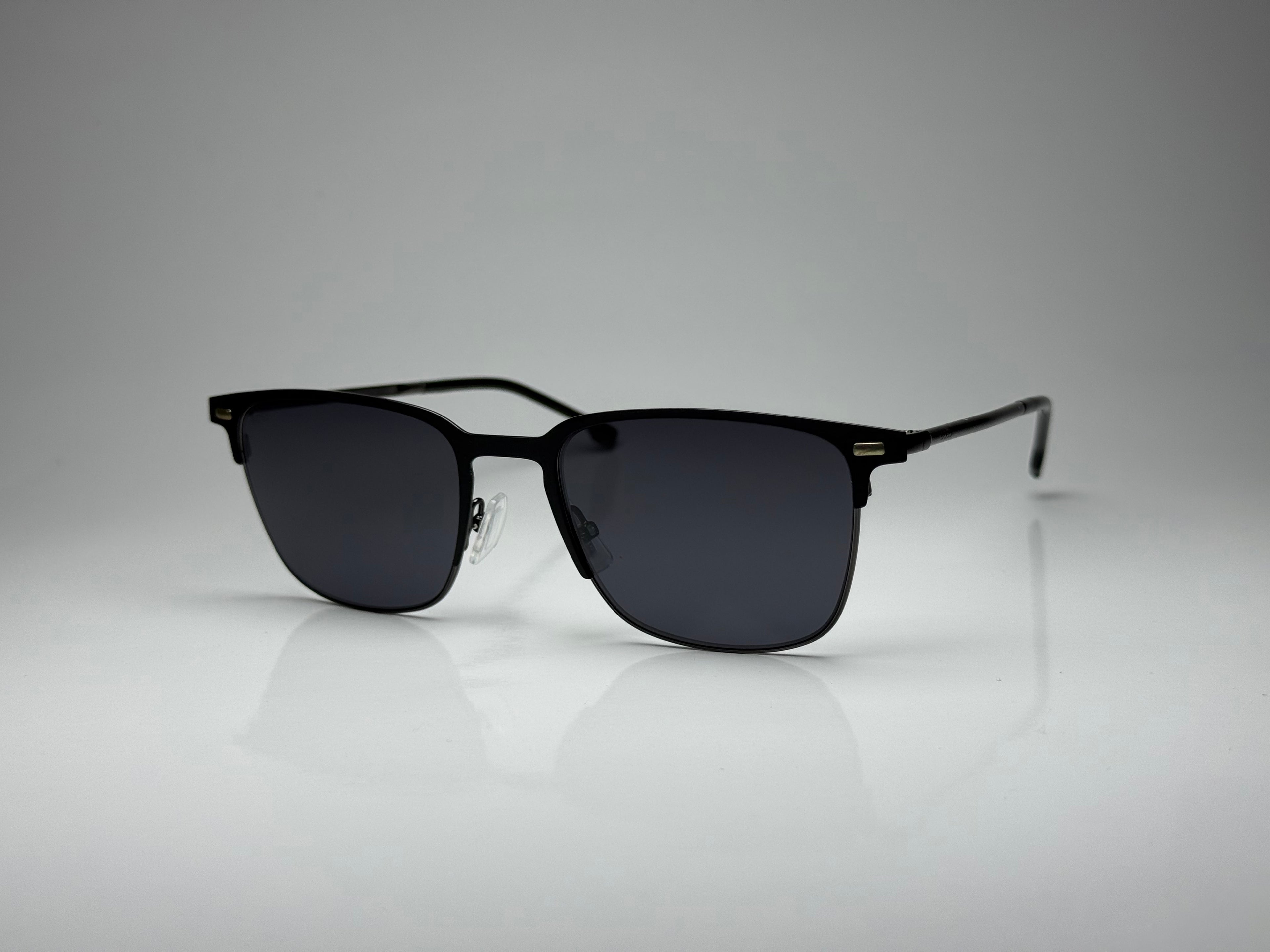 Hugo Boss Sunglasses 1019/S 0003 00 Matte Black/Grey Blue – 54-19-140
