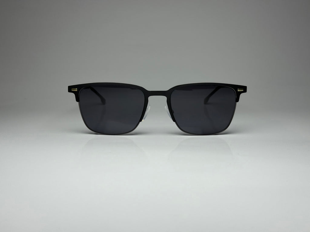 Hugo Boss Sunglasses 1019/S 0003 00 Matte Black/Grey Blue – 54-19-140