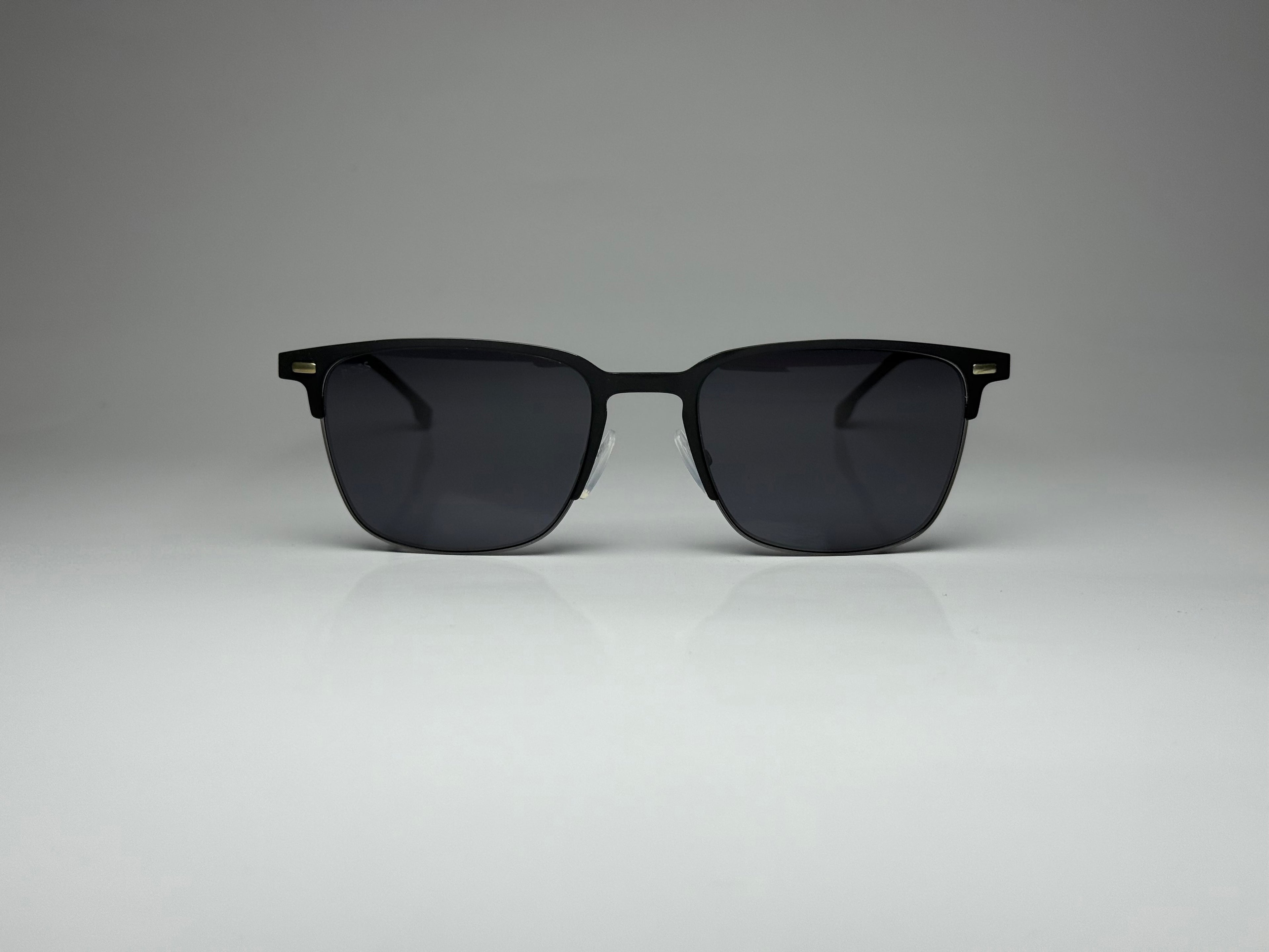 Hugo Boss Sunglasses 1019/S 0003 00 Matte Black/Grey Blue – 54-19-140