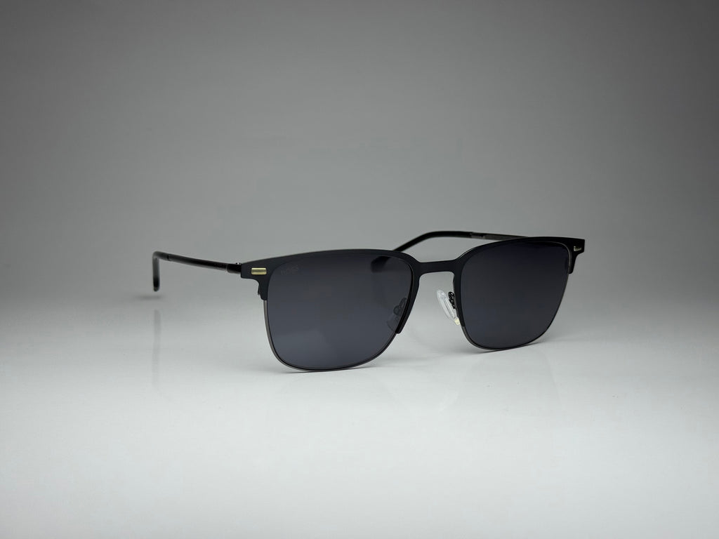 Hugo Boss Sunglasses 1019/S 0003 00 Matte Black/Grey Blue – 54-19-140