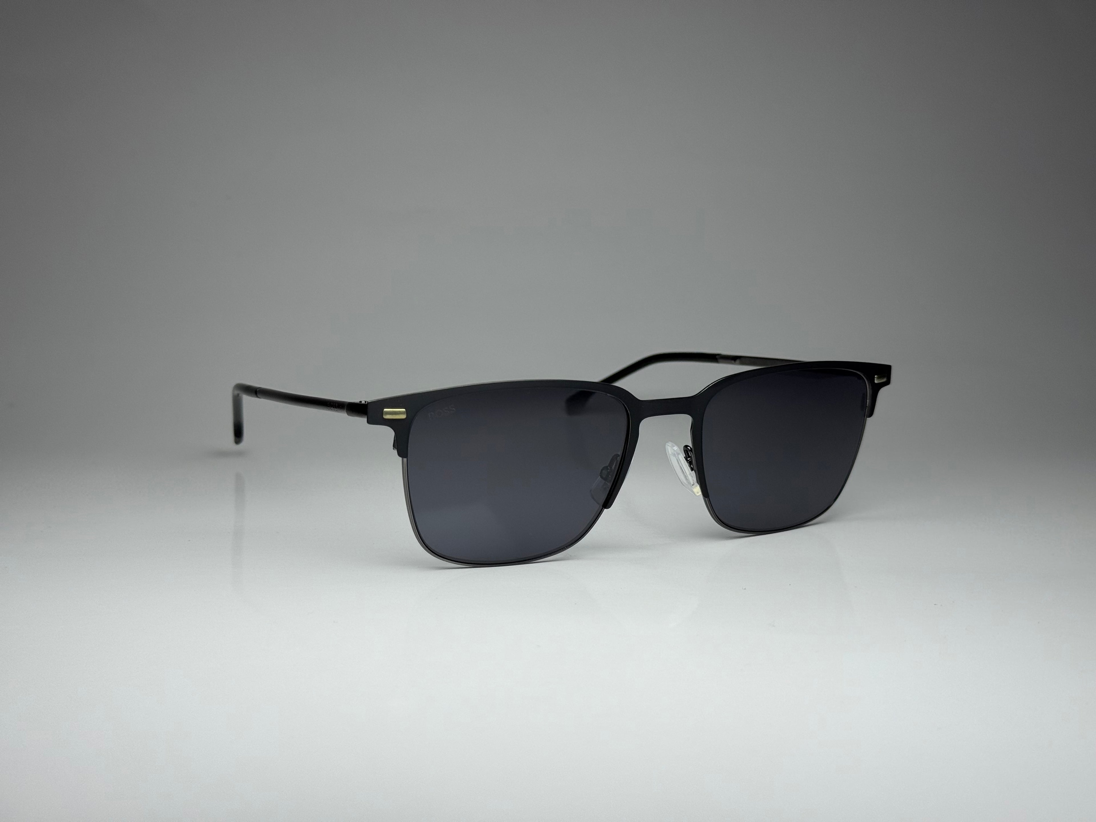 Hugo Boss Sunglasses 1019/S 0003 00 Matte Black/Grey Blue – 54-19-140
